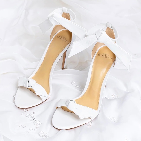 Alexandre Birman White Leather Clarita 100 Sandals New In Box  US8 / IT38 - Picture 5 of 16